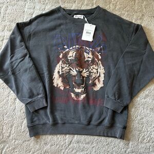 NWT Anine Bing Tiger Sweatshirt- L